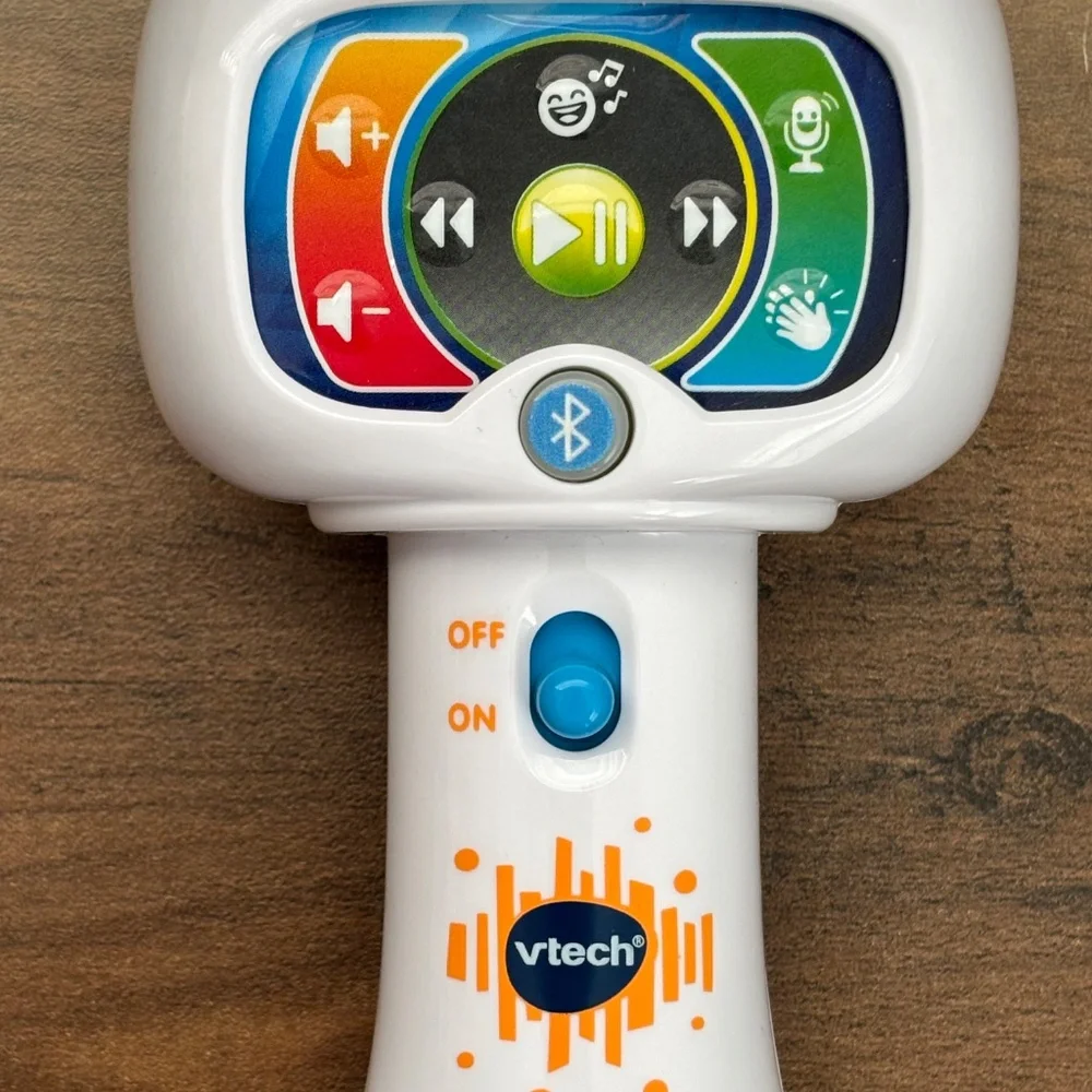 VTech SING IT OUT KARAOKE MICROPHONE Party Lights Flash To Music Bluetooth Toy